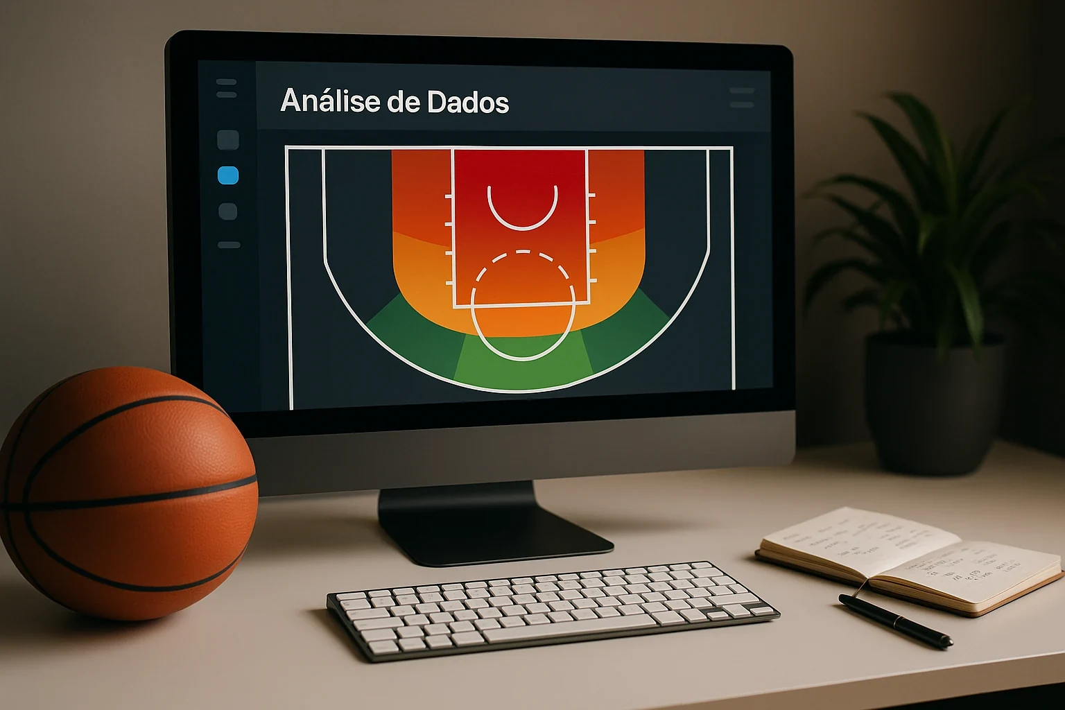 Análise estatística e métricas NBA para apostas