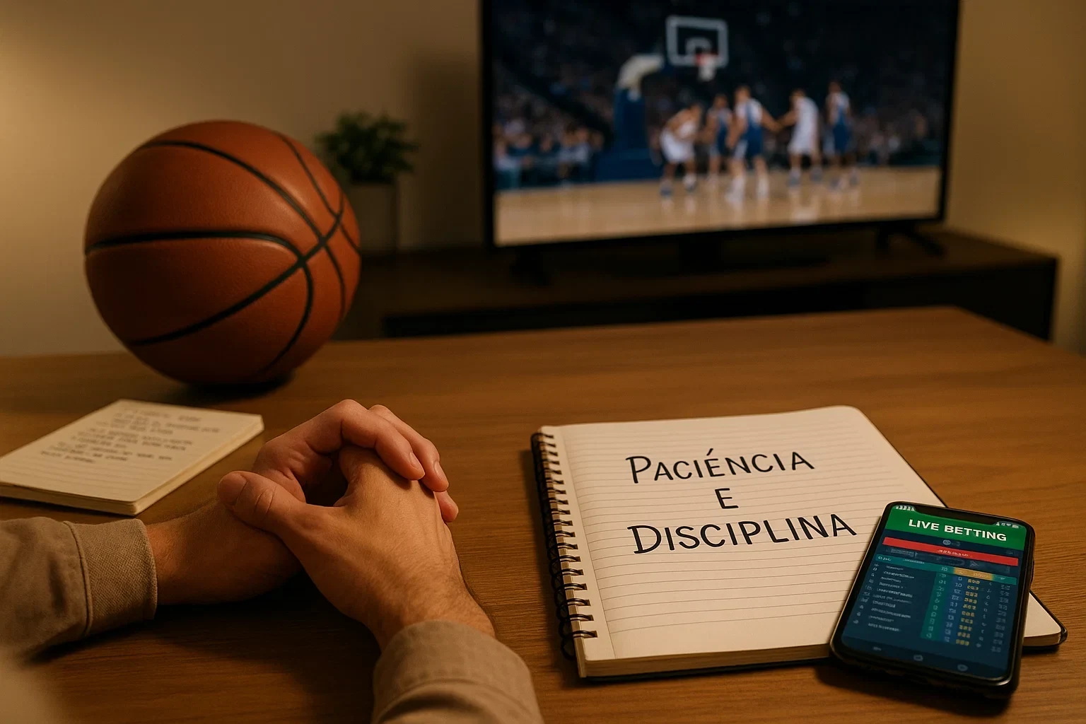 Disciplina e controlo emocional nas apostas NBA ao vivo