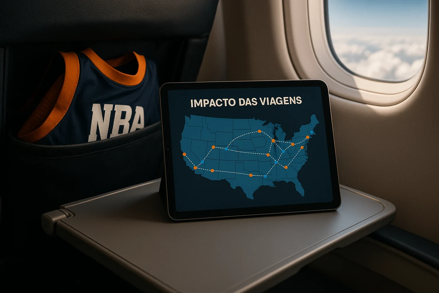 Impacto das viagens e fadiga nas apostas NBA
