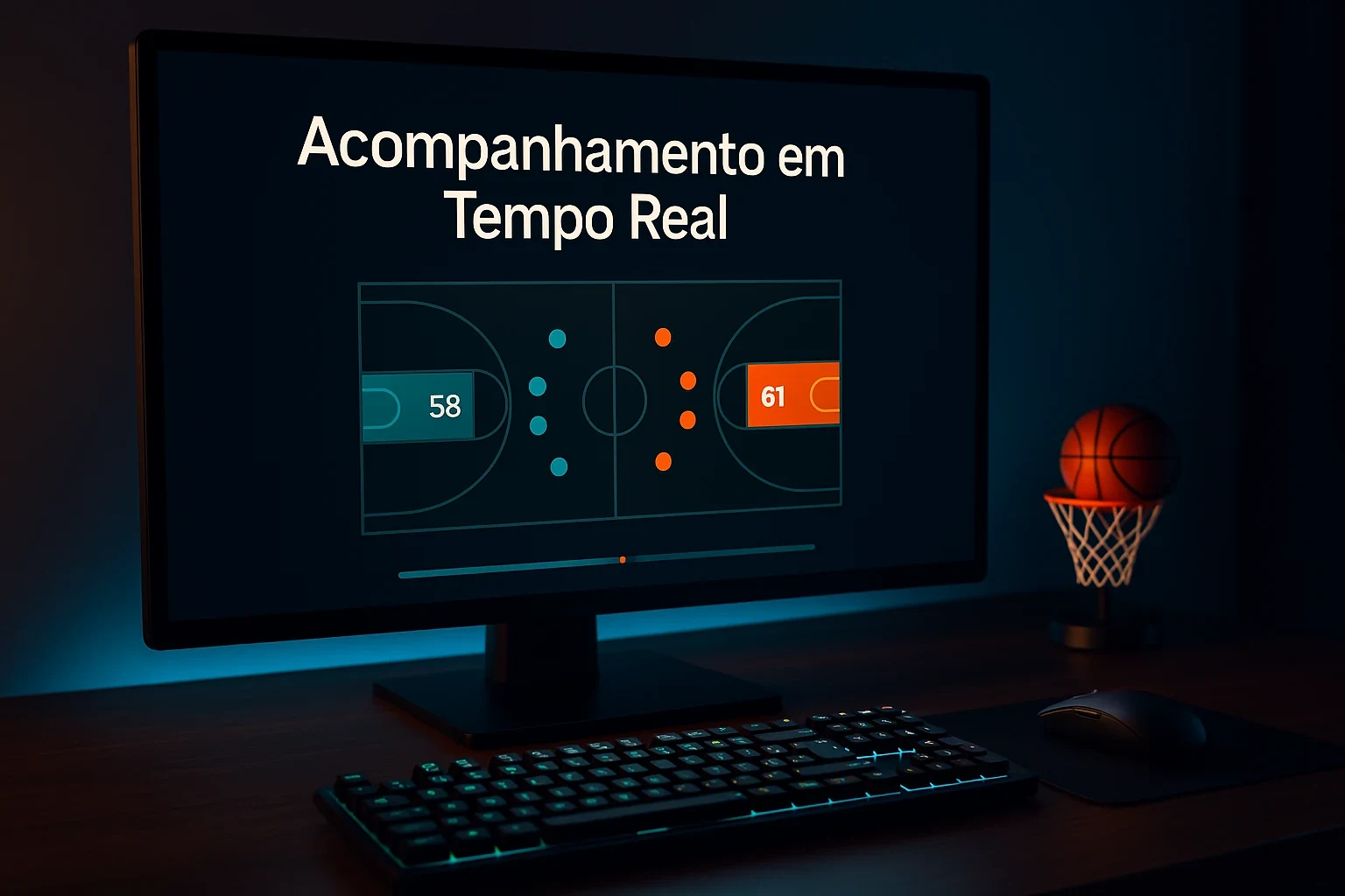 Match tracker avançado da LeBull para apostas NBA ao vivo