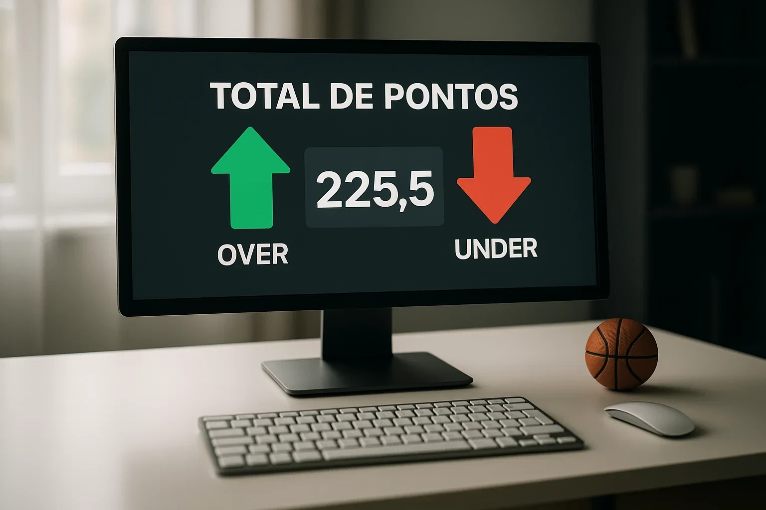 Apostas over under e totais de pontos NBA
